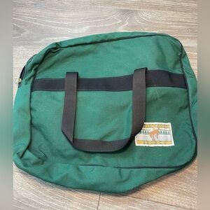 Vintage Eddie Bauer Bag Computer Bag Green